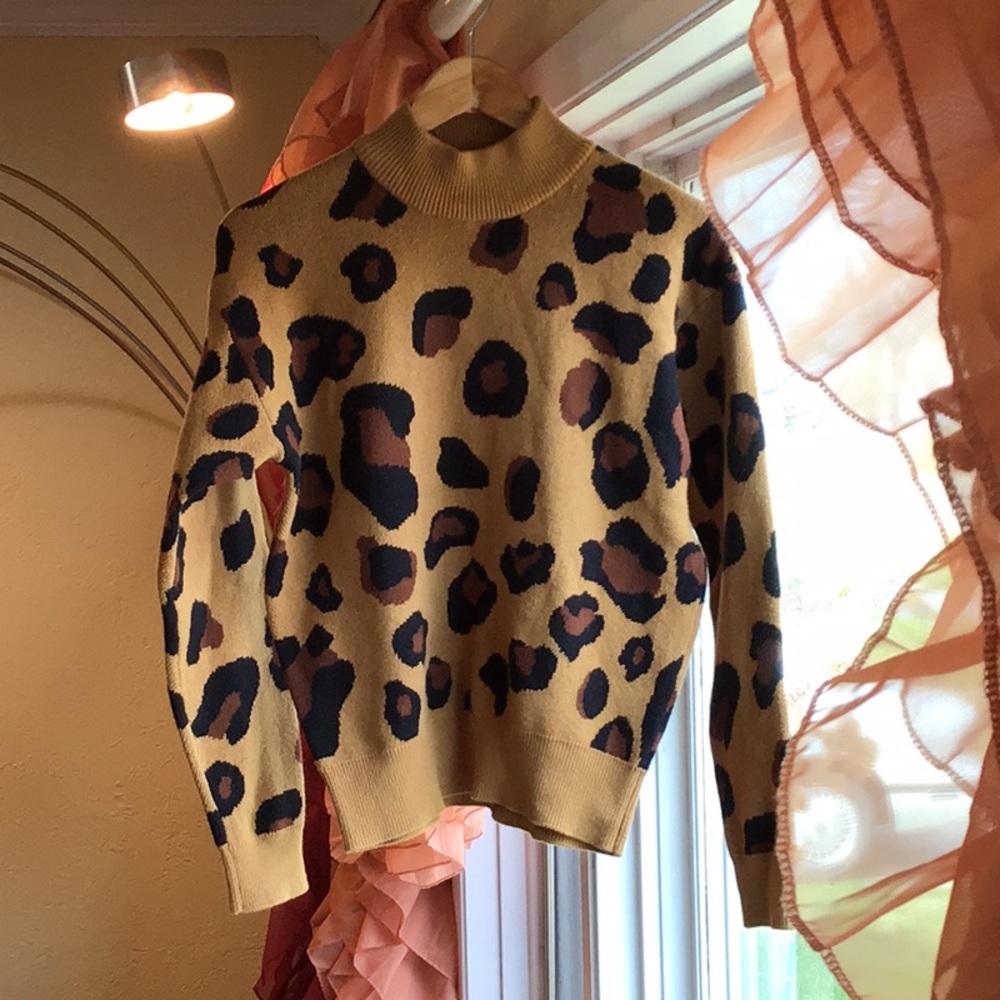 Who What Wear Mock Neck Sweater